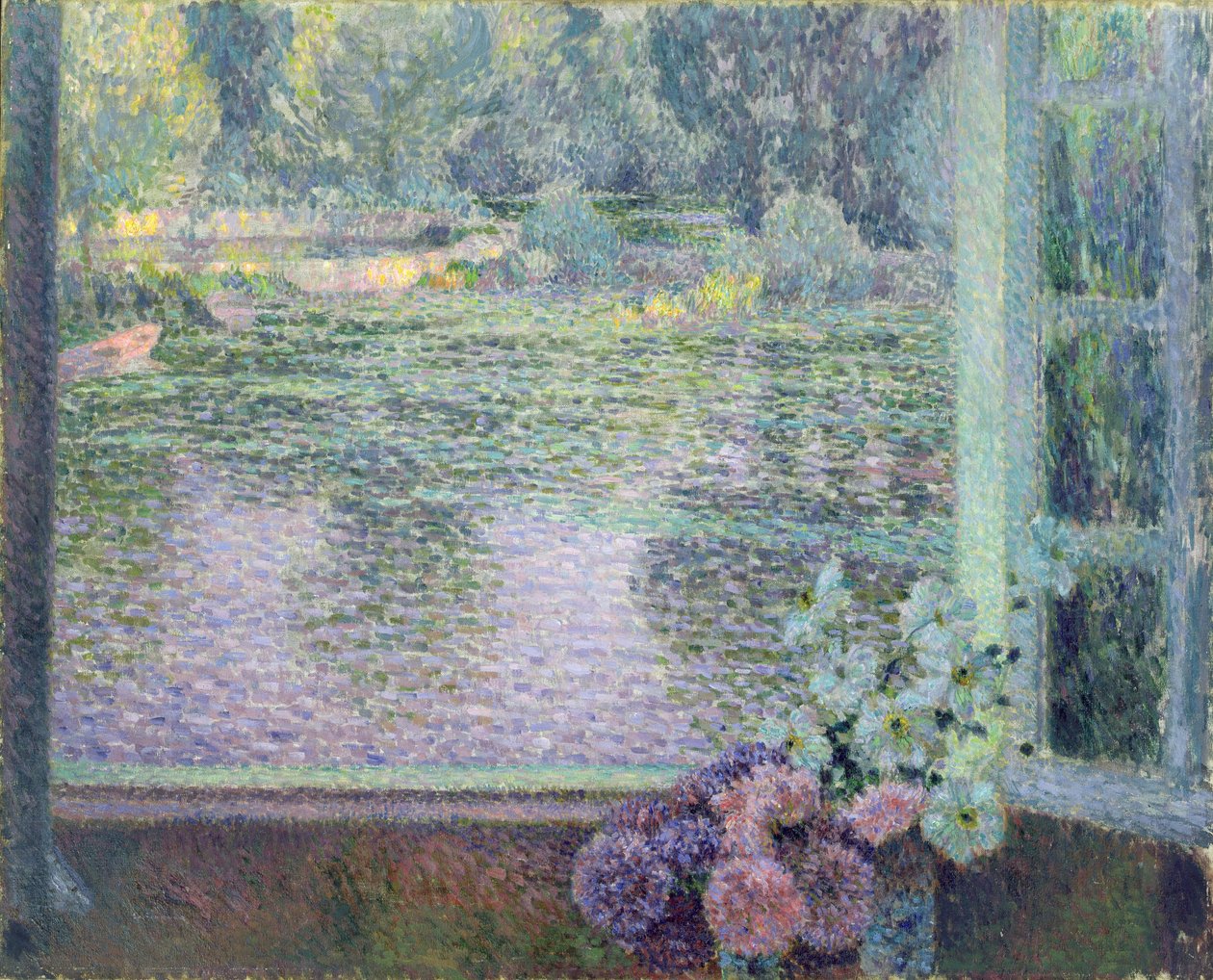 Una finestra sul fiume, 1908 da Henri Eugene Augustin Le Sidaner