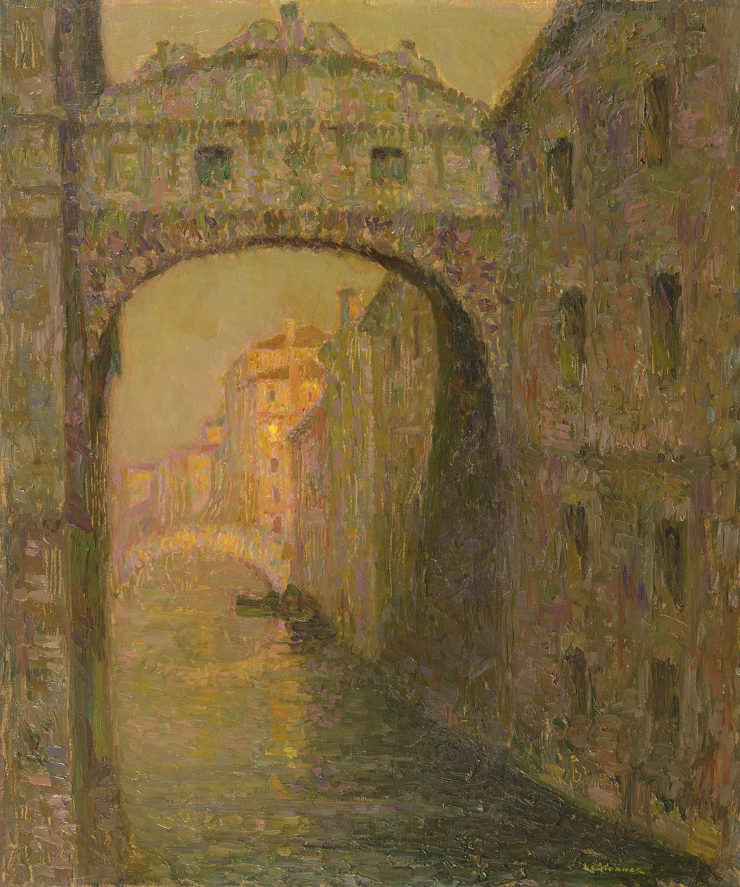 Il Ponte dei Sospiri, Venezia, c.1918 da Henri Eugene Augustin Le Sidaner