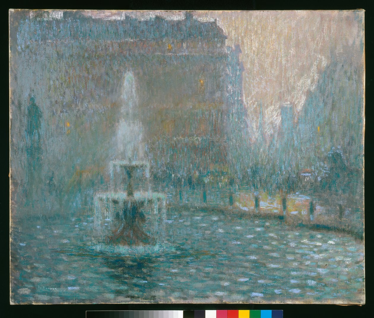 Trafalgar Square, c.1908 da Henri Eugene Augustin Le Sidaner