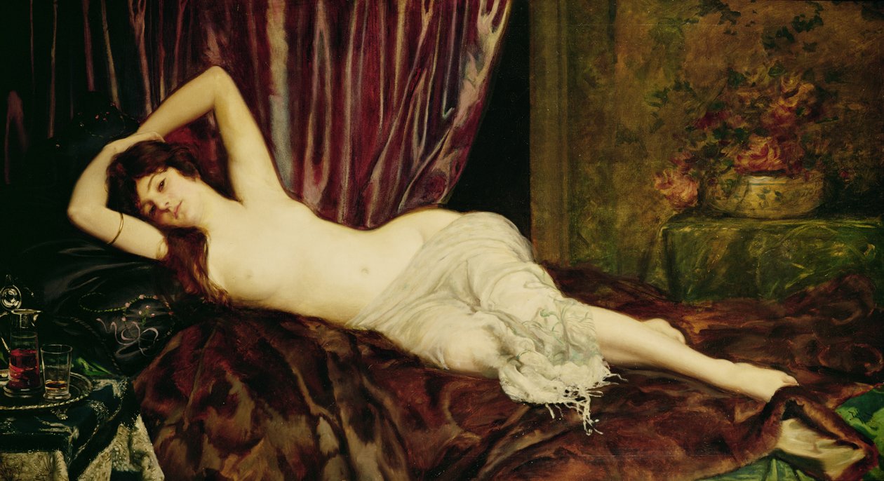 Nudo reclinato da Ignace Henri Jean Fantin Latour