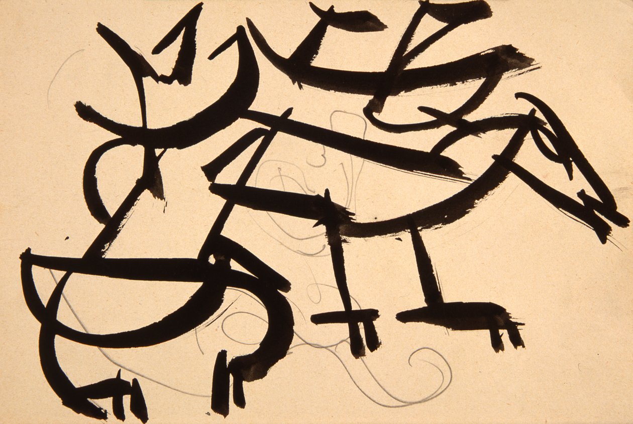 Gatto che attacca cane, 1913 da Henri Gaudier Brzeska