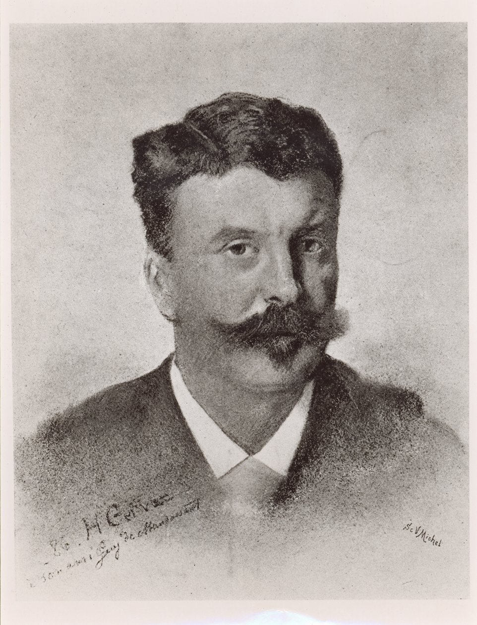 Guy de Maupassant, inciso da Victor Augustin Michel da Henri Gervex