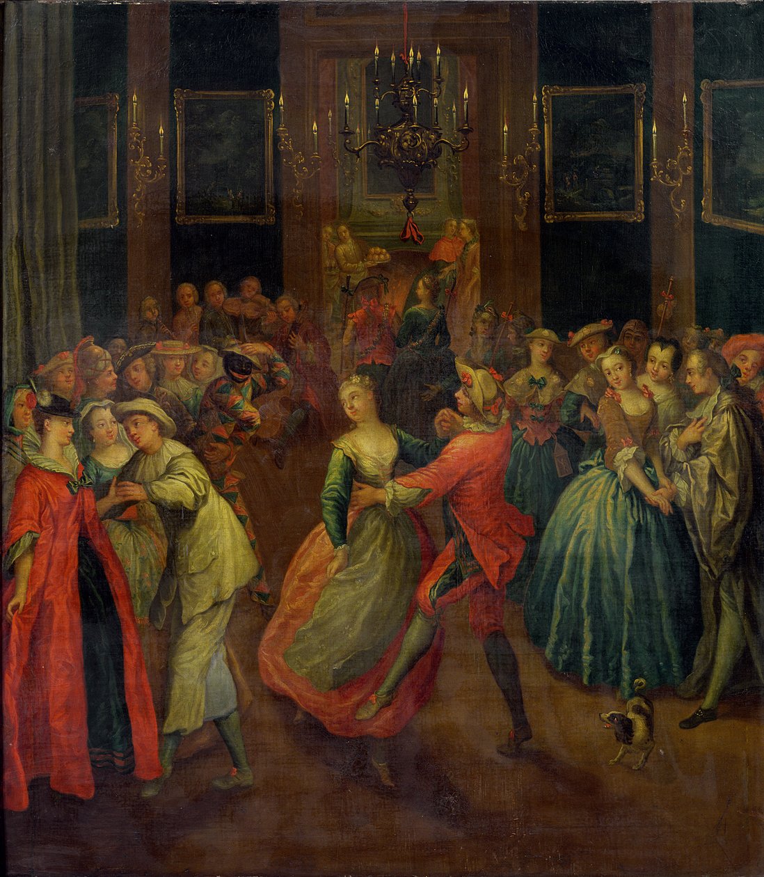 Il Ballo in Maschera da Henri Joseph Van Blarenberghe