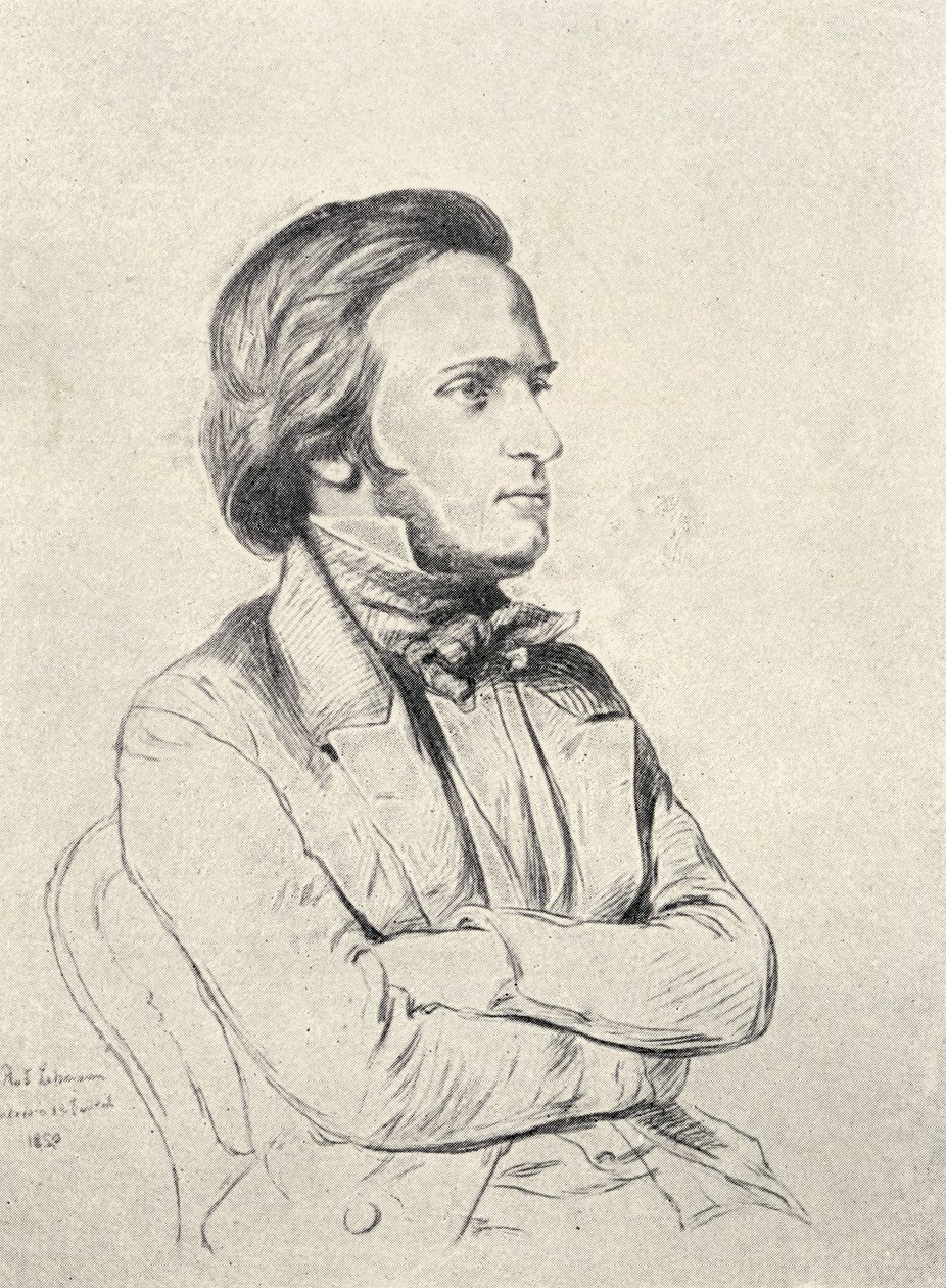 Wilhelm Richard Wagner nel 1850 da Henri Lehmann