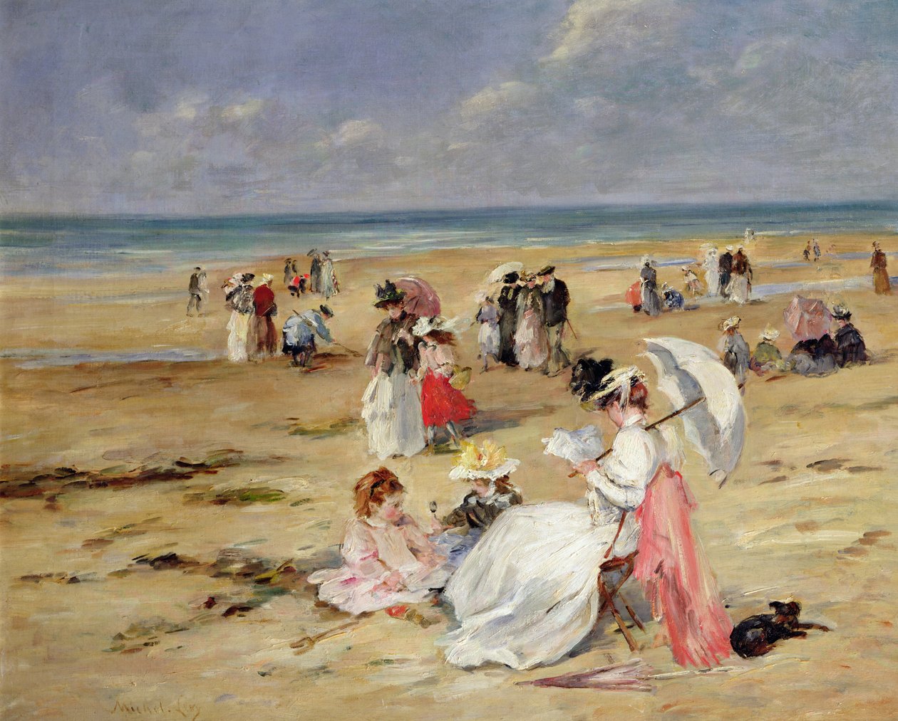 Spiaggia a Courseulles da Henri Michel Levy