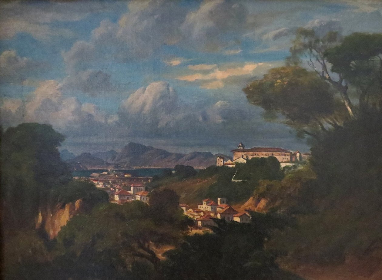 Veduta del Convento di Santa Teresa, vista da Paula Matos da Henri Nicolas Vinet