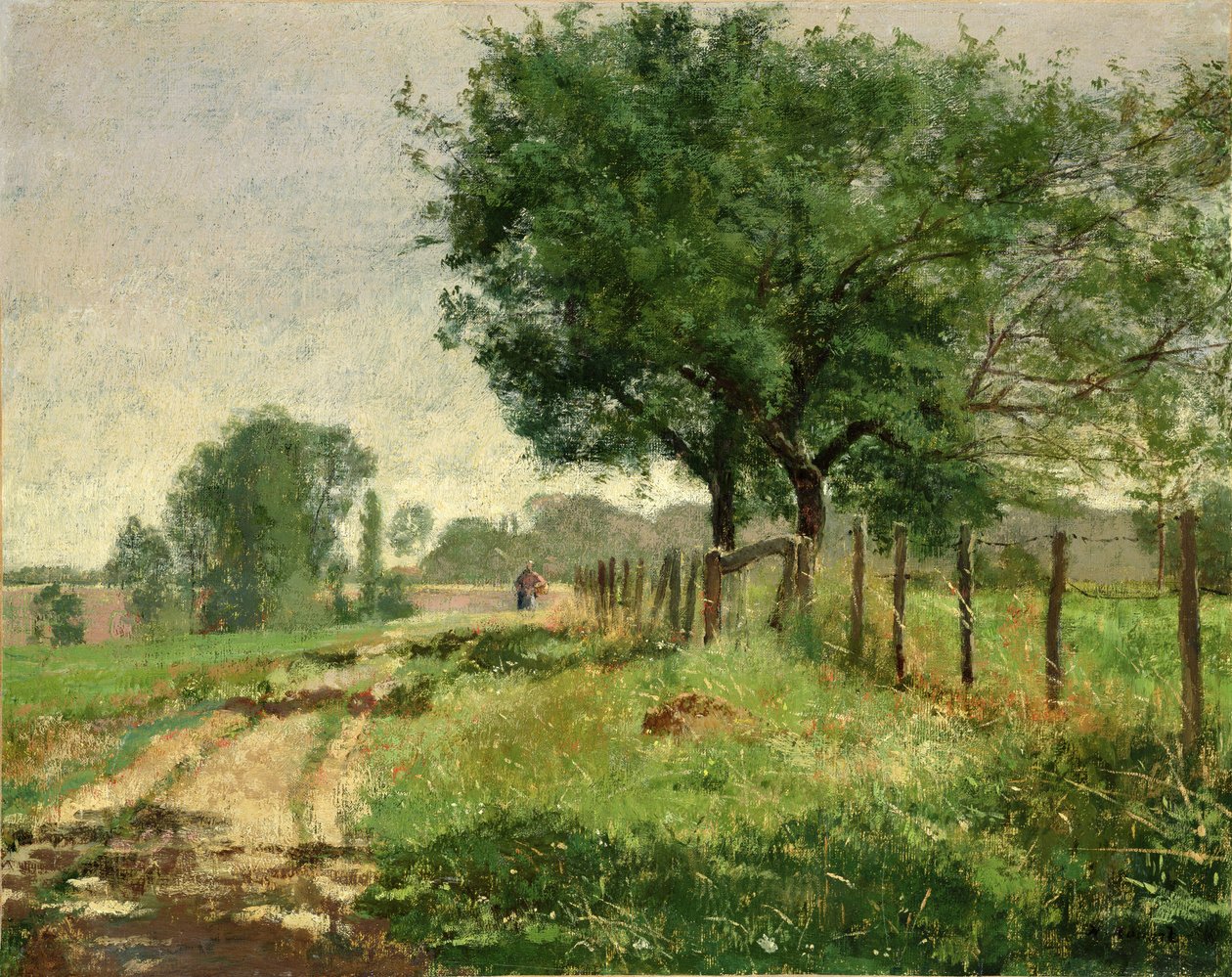 Contadino nei campi da Henri Rouart