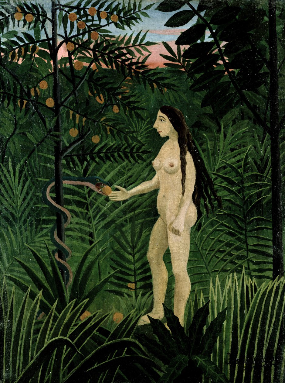 Eva, c.1906-07 da Henri Rousseau