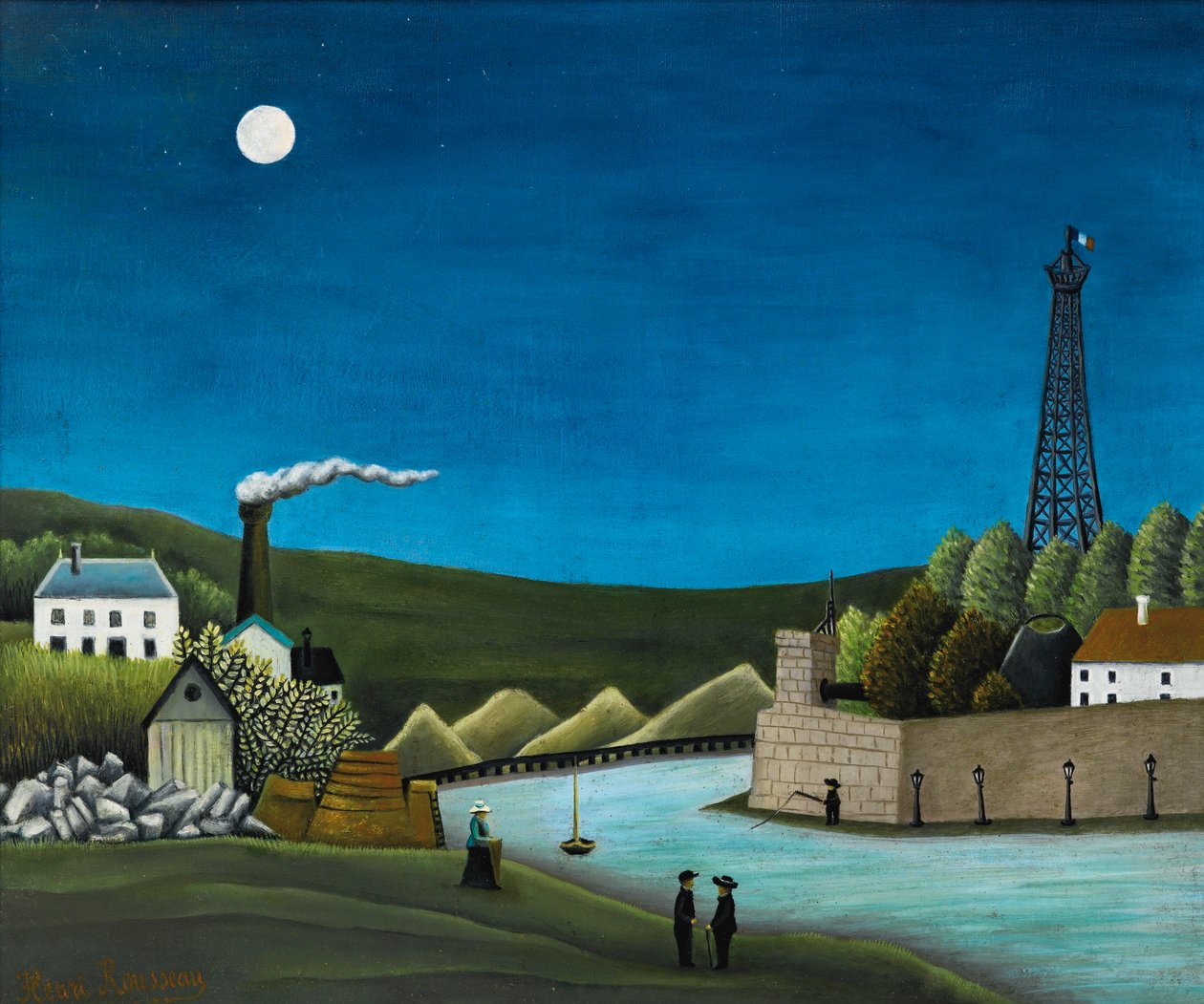 La Senna a Suresnes da Henri Rousseau