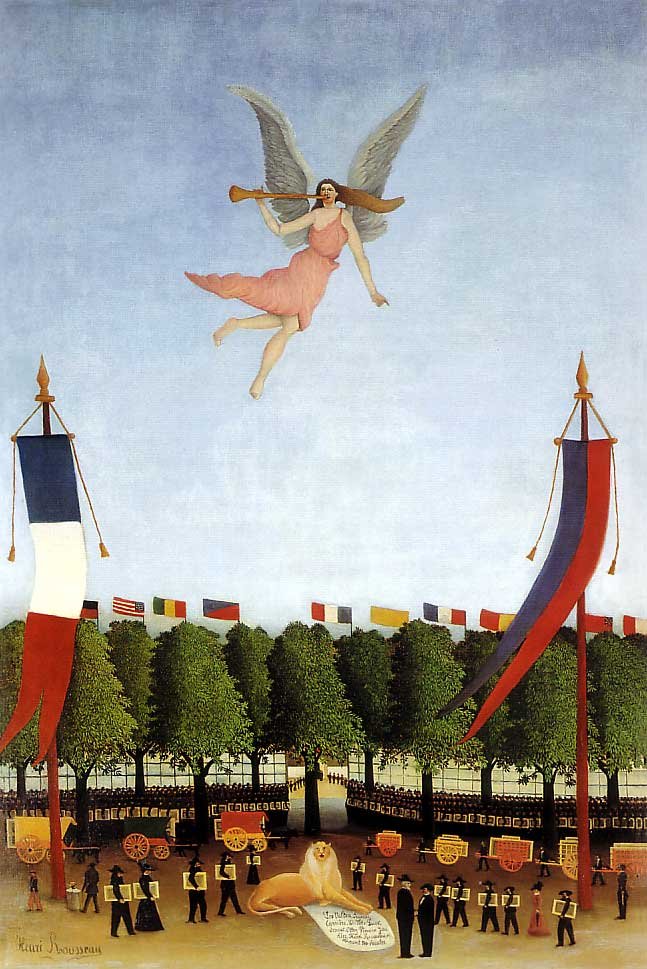 La libertà invita gli artisti da Henri Rousseau