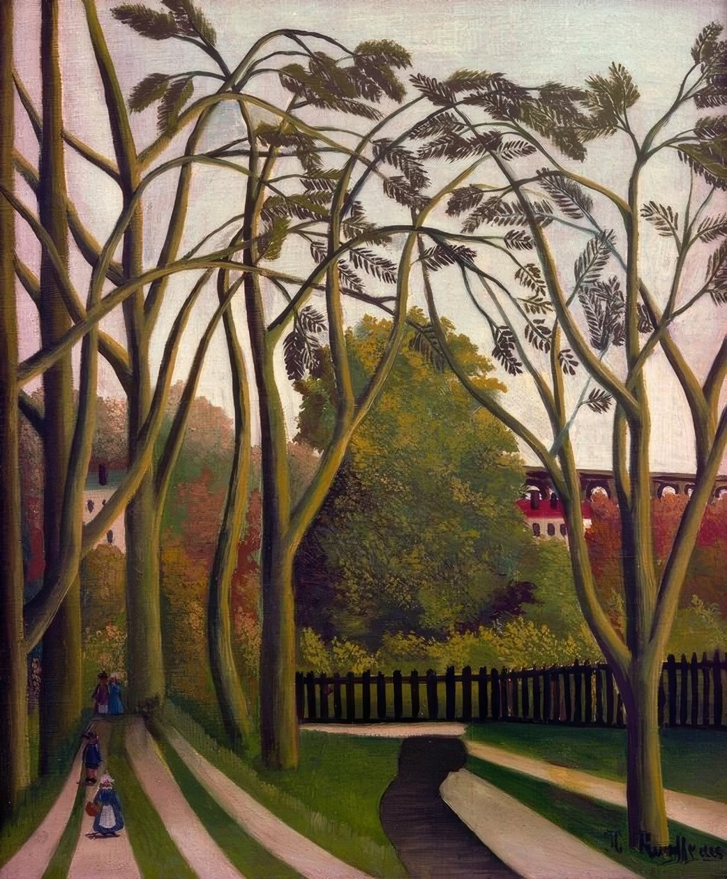 Paesaggio lungo la Bièvre vicino a Bicêtre in primavera da Henri Rousseau