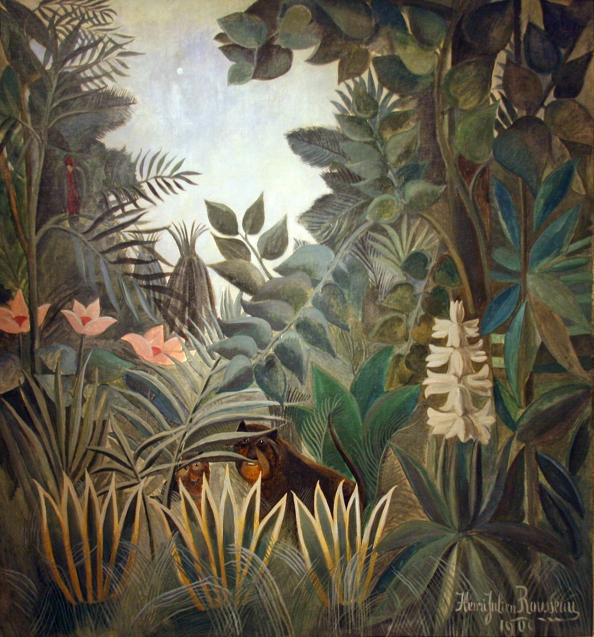 La giungla equatoriale da Henri Rousseau