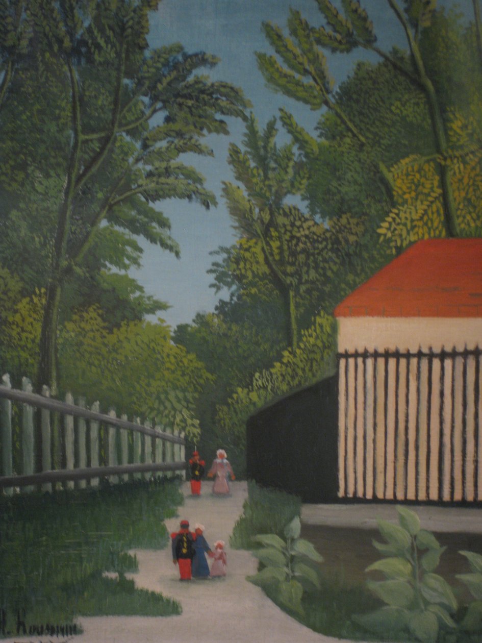 Veduta del Parco Montsouris da Henri Rousseau