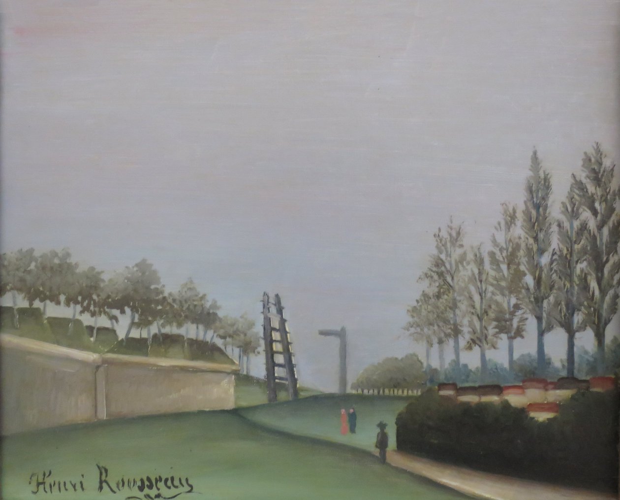 Veduta delle fortificazioni dalla Porta di Vanves da Henri Rousseau