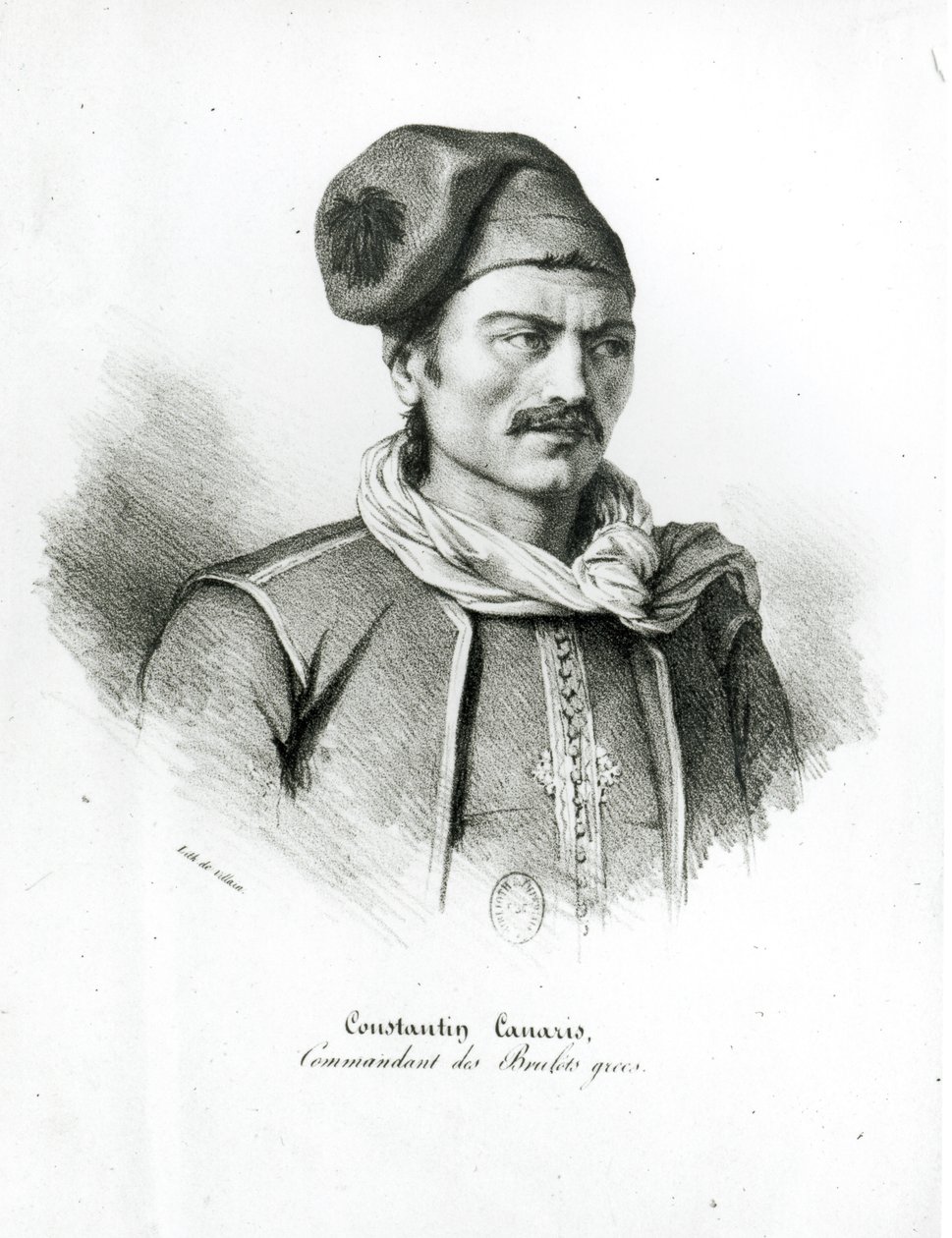 Constantine Kanaris (1790-1877) da Henri Villain
