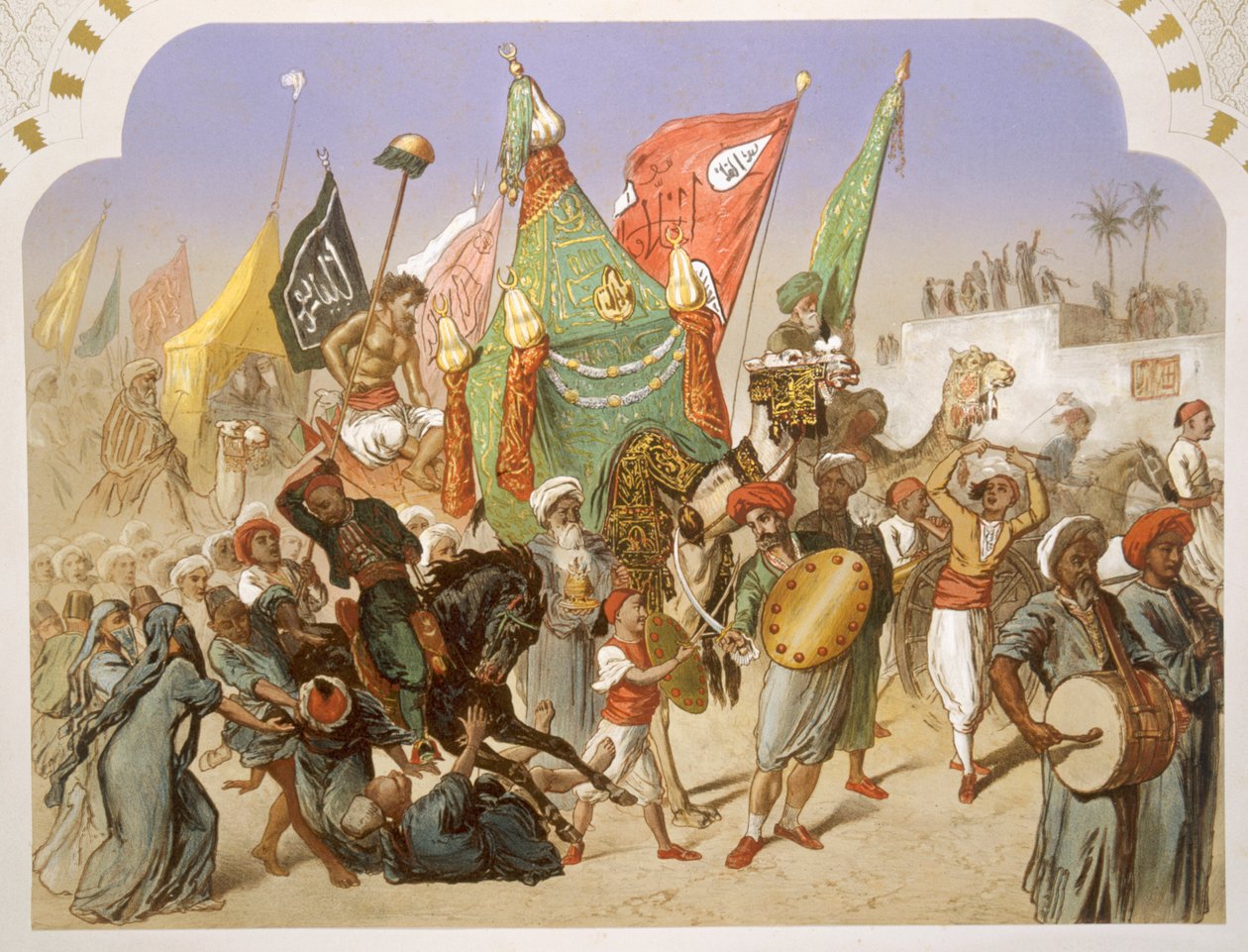 Il ritorno del Mahmal al Cairo, 1860 da Henri de Montaut
