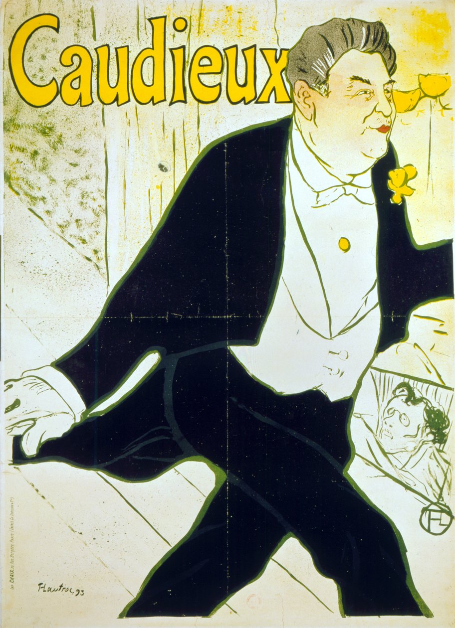 Caudieux, 1893 da Henri de Toulouse Lautrec
