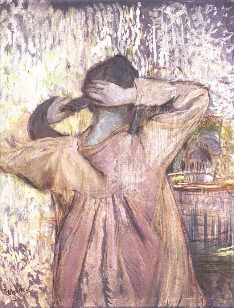 Pettinarsi da Henri de Toulouse Lautrec