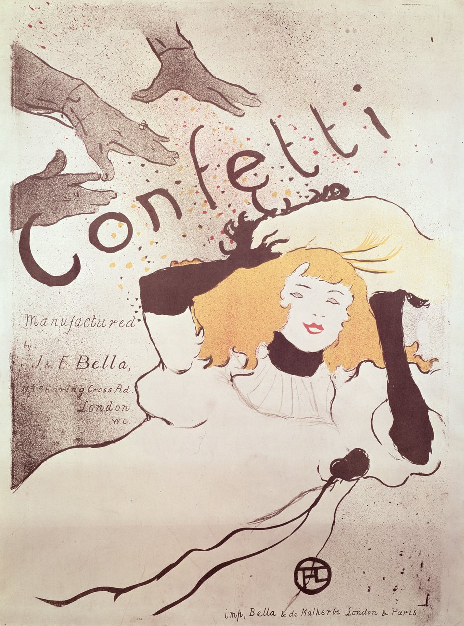 Confetti, 1893 da Henri de Toulouse Lautrec
