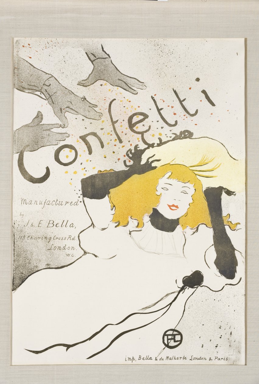 Confetti, 1894 da Henri de Toulouse Lautrec