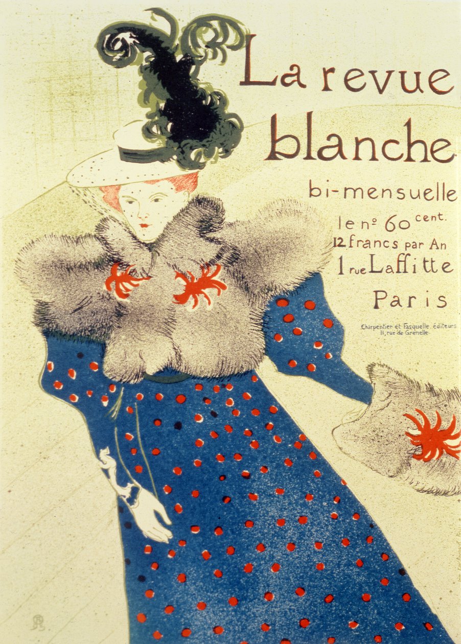Copertina di La Revue Blanche, 1895 da Henri de Toulouse Lautrec