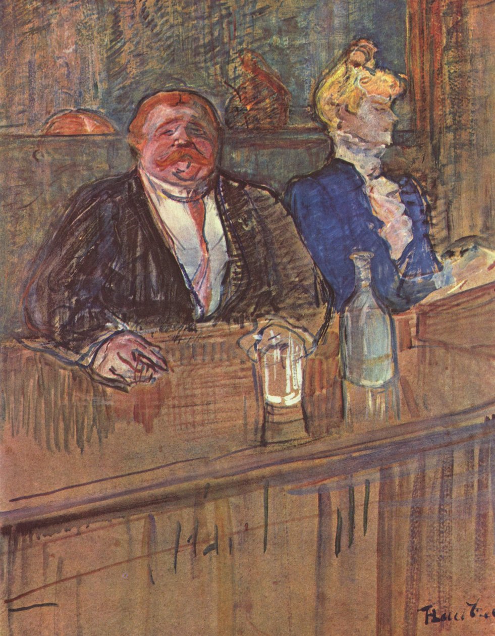Il bar da Henri de Toulouse-Lautrec