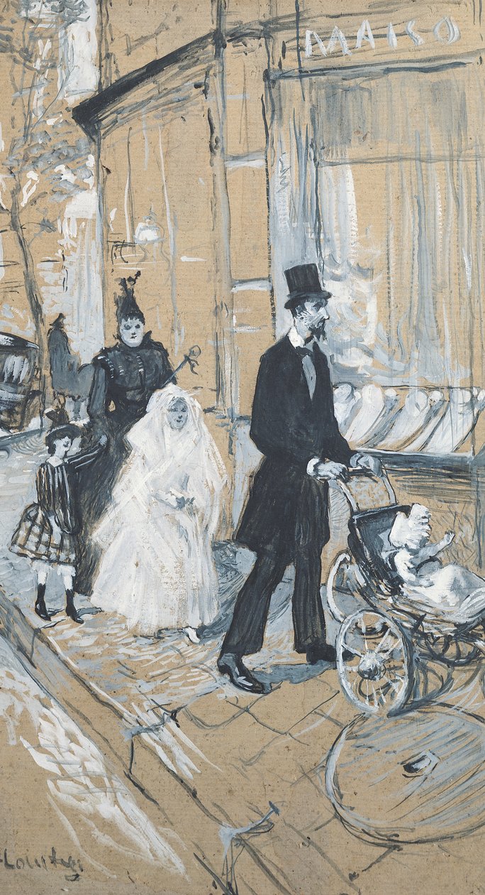 Giorno della Prima Comunione, 1888 da Henri de Toulouse Lautrec