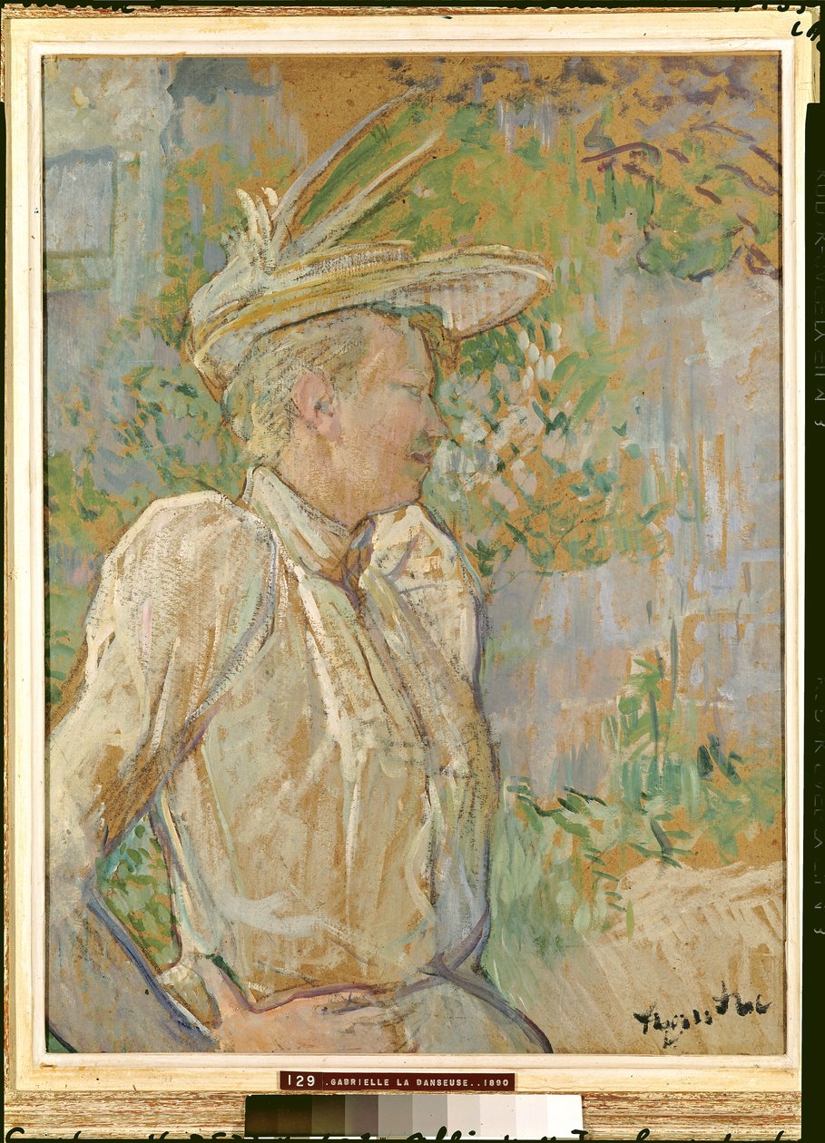 Gabrielle la ballerina, 1890 da Henri de Toulouse Lautrec