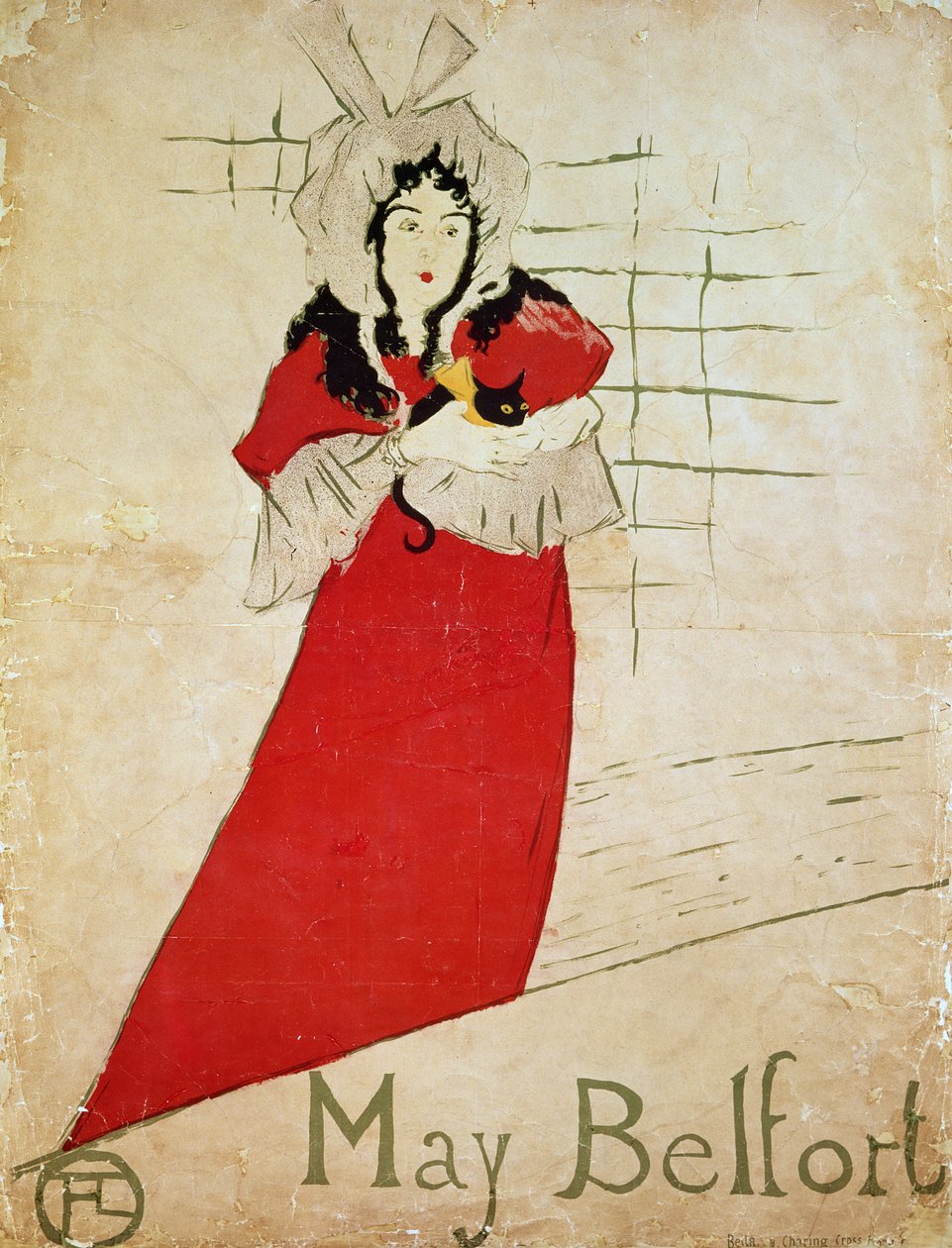 May Belfort, Francia, 1895 da Henri de Toulouse Lautrec