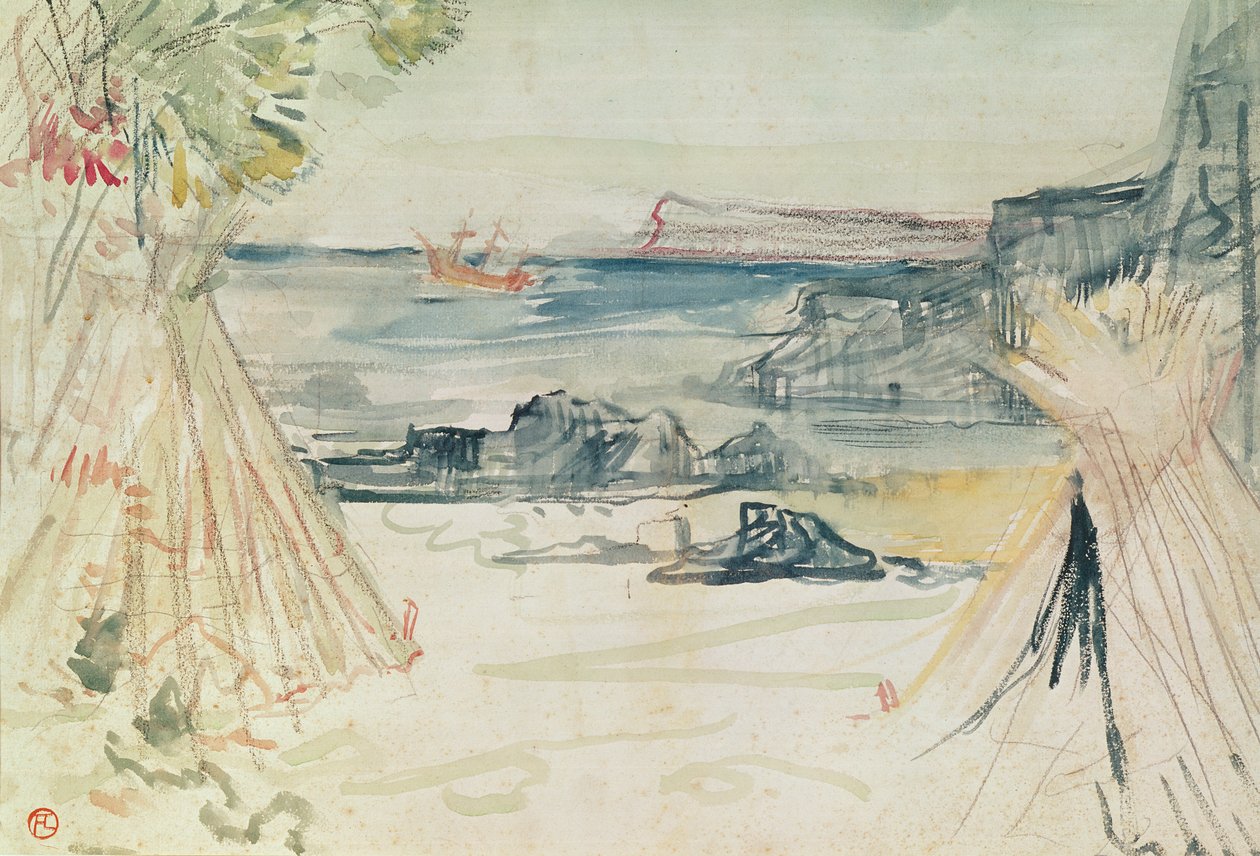 Paolo e Virginia, 1896 da Henri de Toulouse Lautrec