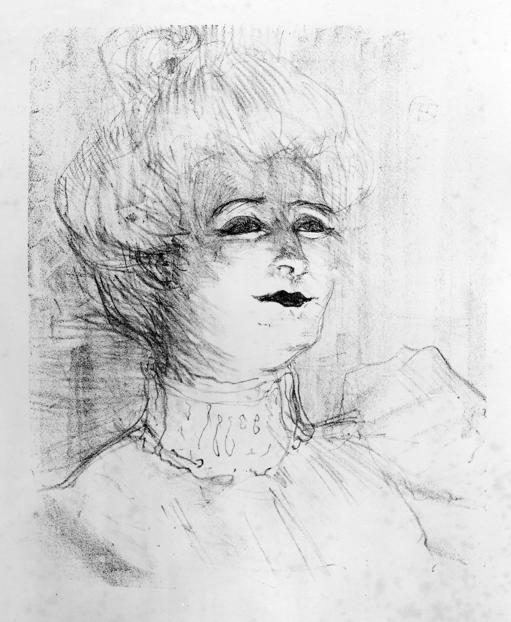 Ritratto di Marie-Louise Marsy sul palco, 1898 da Henri de Toulouse Lautrec