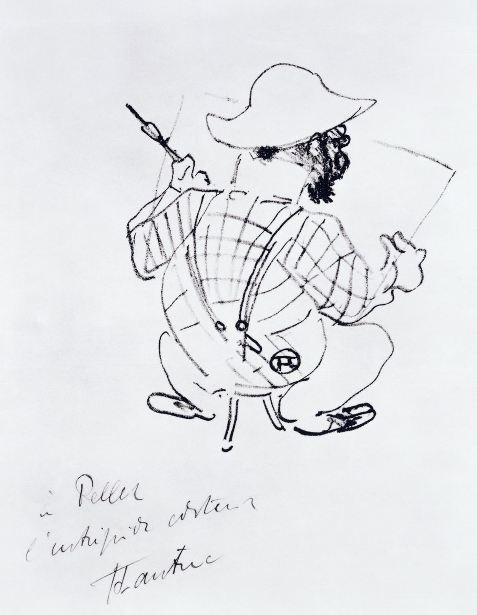 Autoritratto, 1896 da Henri de Toulouse Lautrec