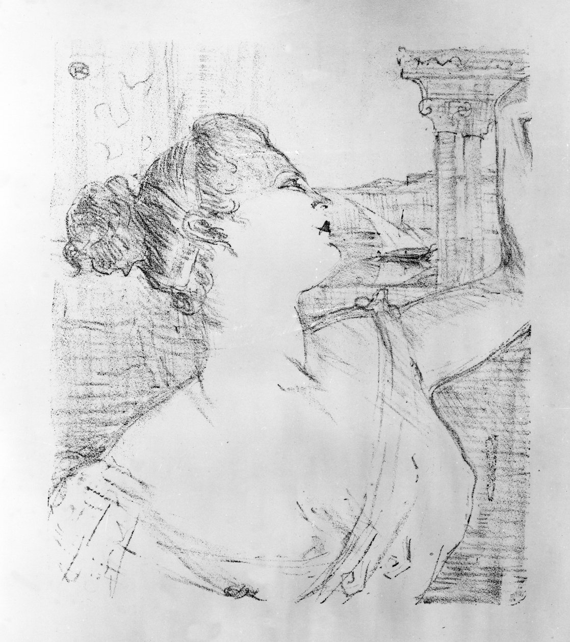 Sibyl Sanderson, 1898 da Henri de Toulouse Lautrec