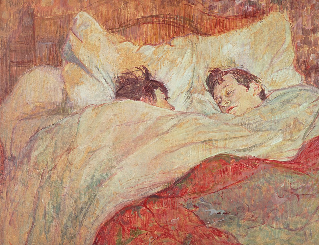 Il letto da Henri de Toulouse Lautrec