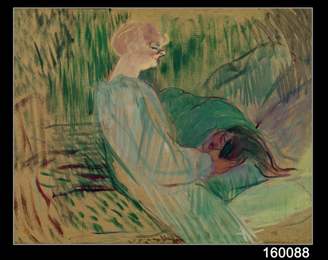 Il divano, Rolande, 1894 da Henri de Toulouse Lautrec