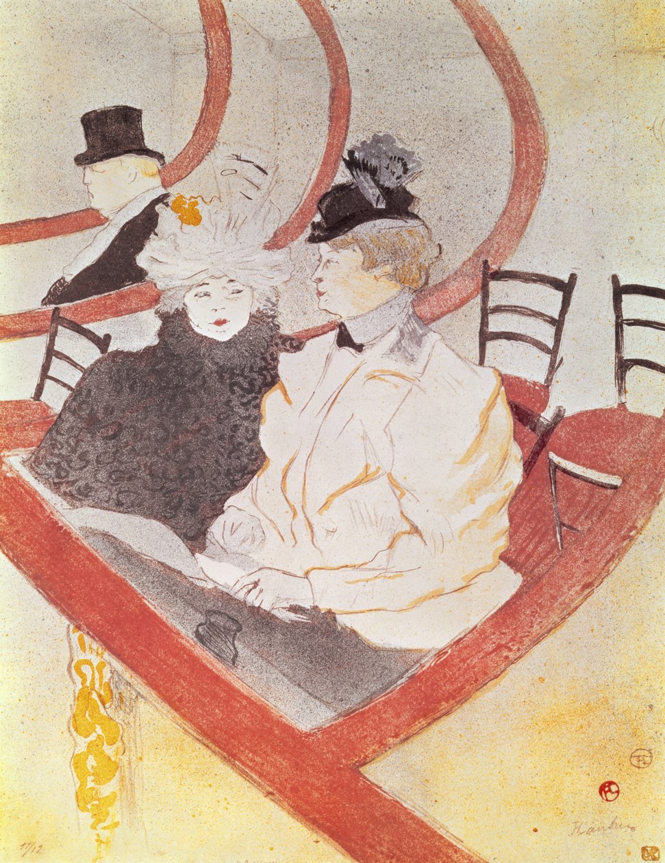La Grande Loge, 1897 da Henri de Toulouse Lautrec