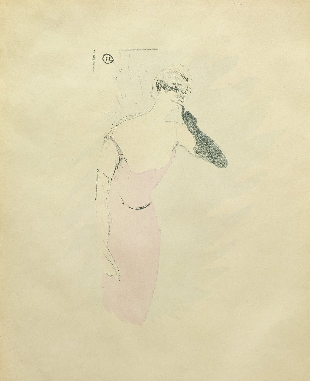 Yvette Guilbert, c.1894 da Henri de Toulouse Lautrec