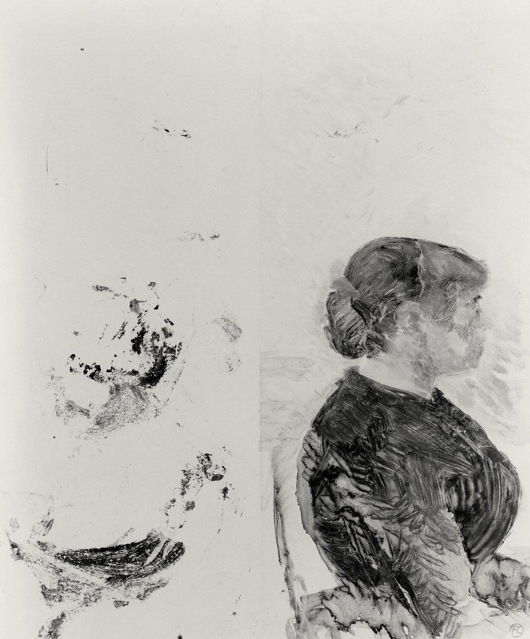 Studio per Artigliere e sua moglie, 1886 da Henri de Toulouse Lautrec