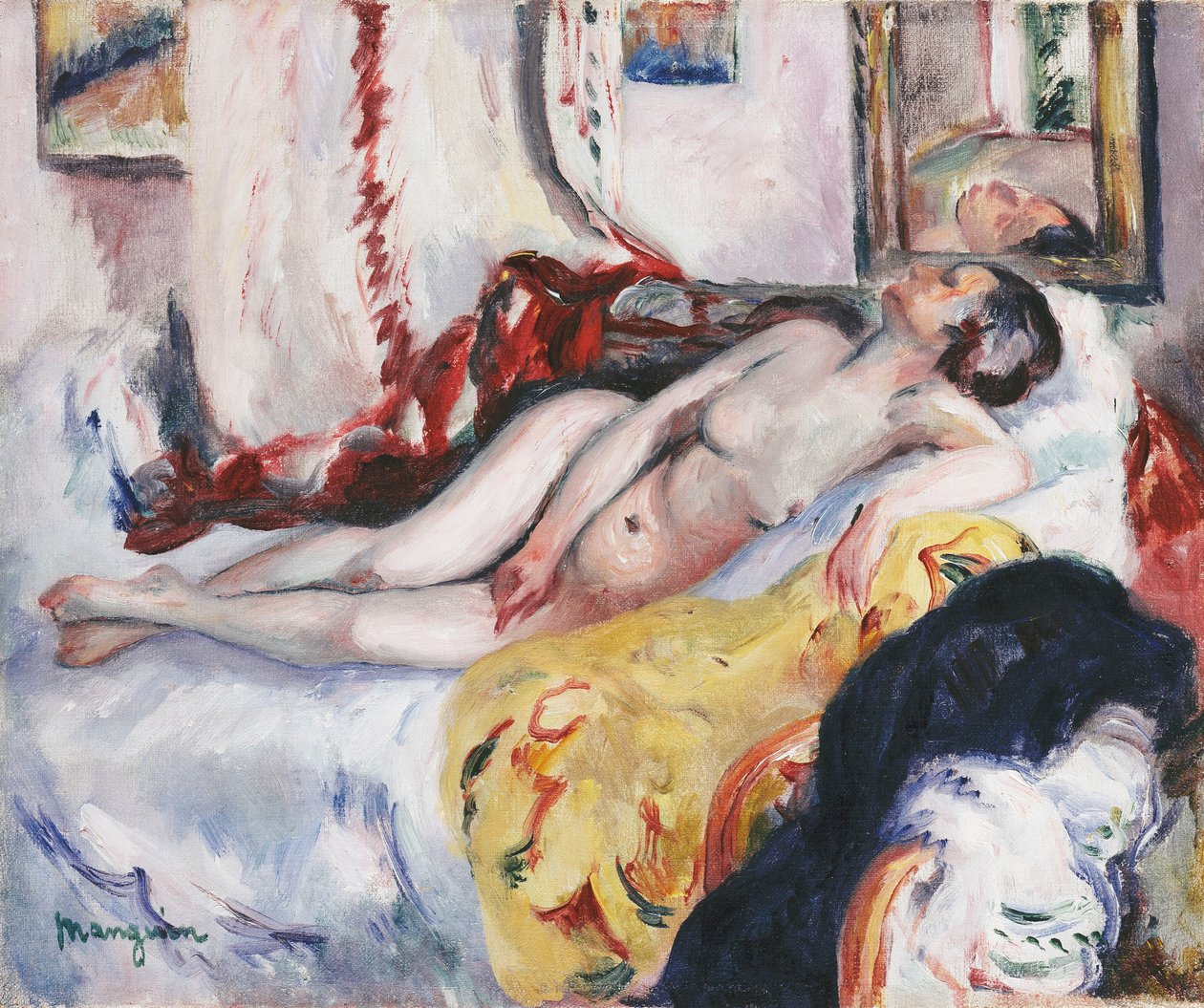 Nudo dormiente da Henri Charles Manguin