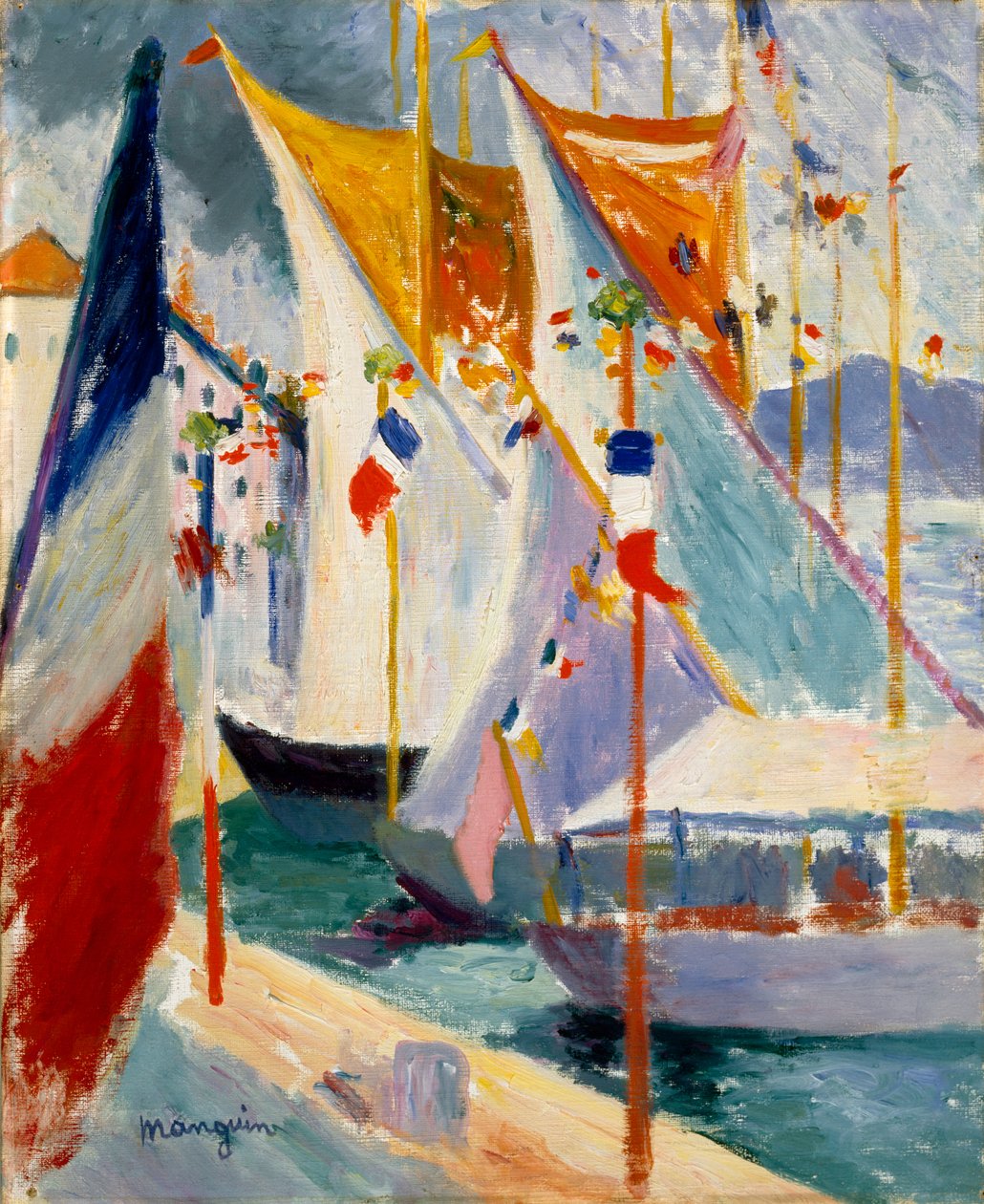 Porto di Saint-Tropez da Henri Charles Manguin