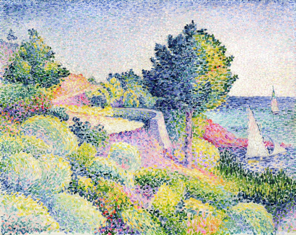 La Route sur la Cote da Henri Edmond Cross