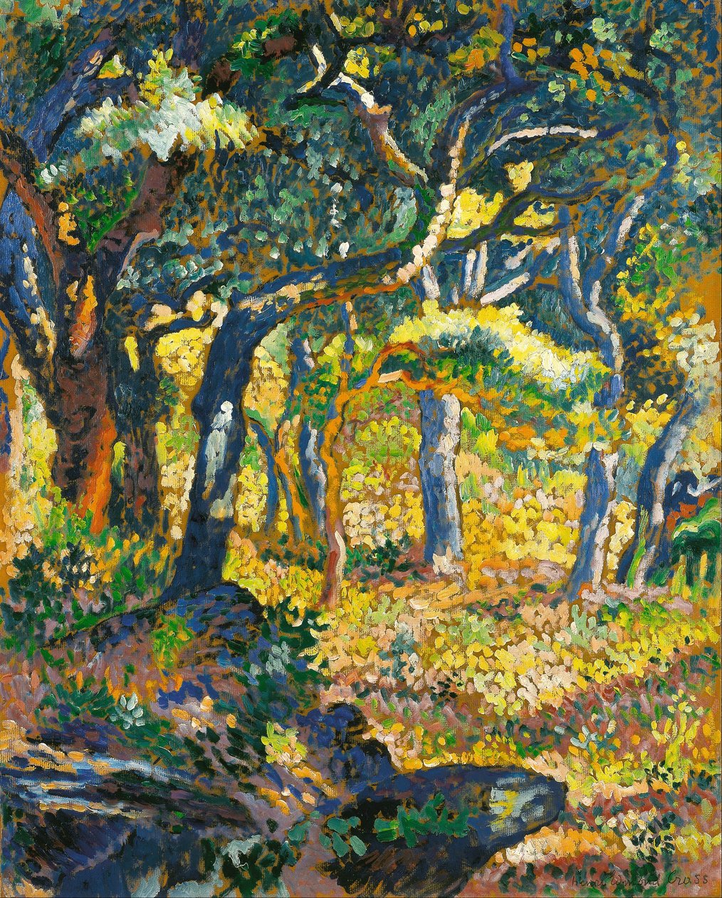 Una radura in Provenza (studio) da Henri-Edmond Cross