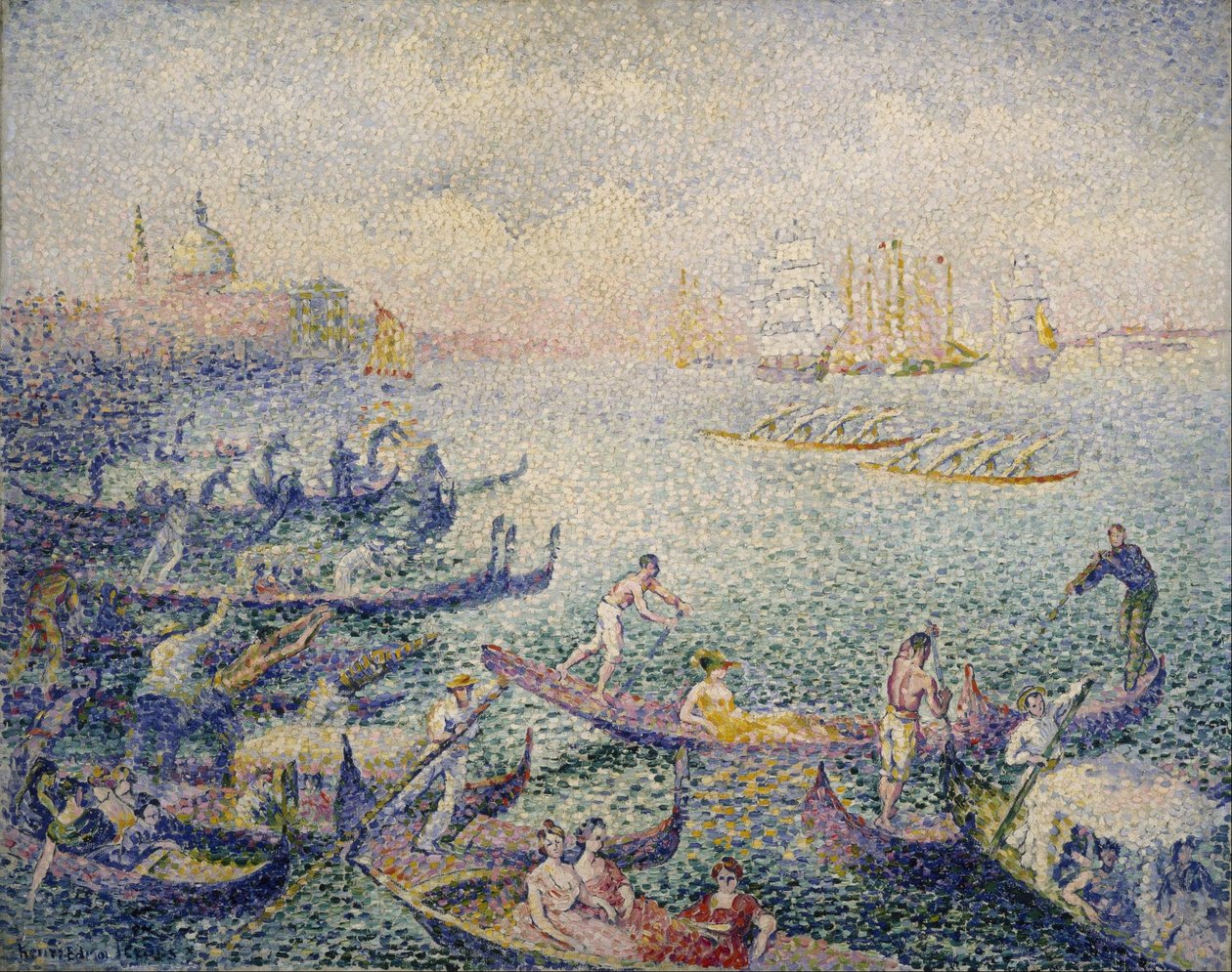 Regatta in Venice da Henri-Edmond Cross