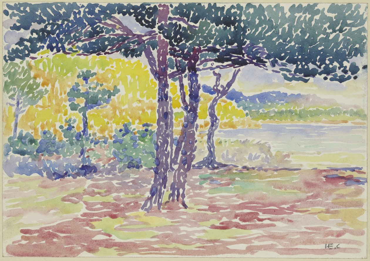 Coste del mare (sud della Francia) da Henri Edmond Cross