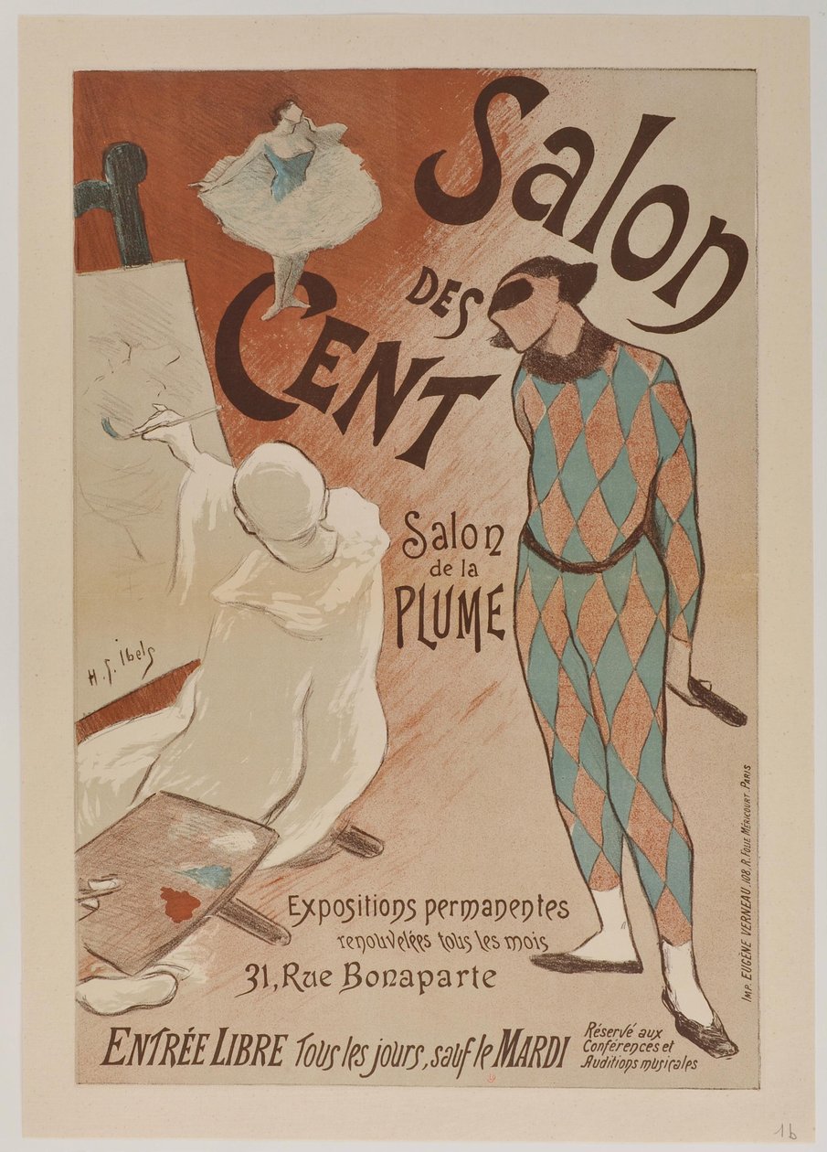 Salon des Cent - febbraio 1894 da Henri-Gabriel Ibels