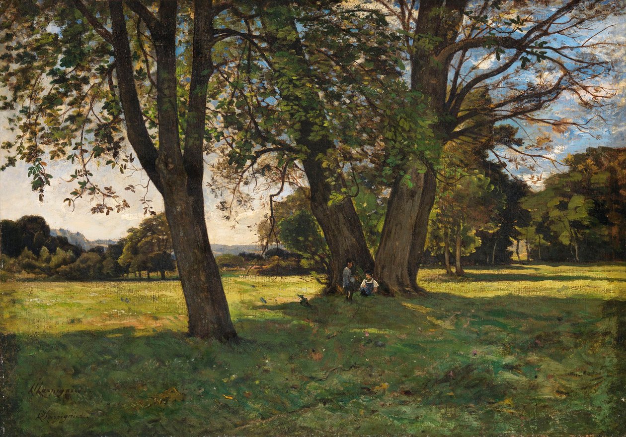 Una scena di campagna da Henri-Joseph Harpignies