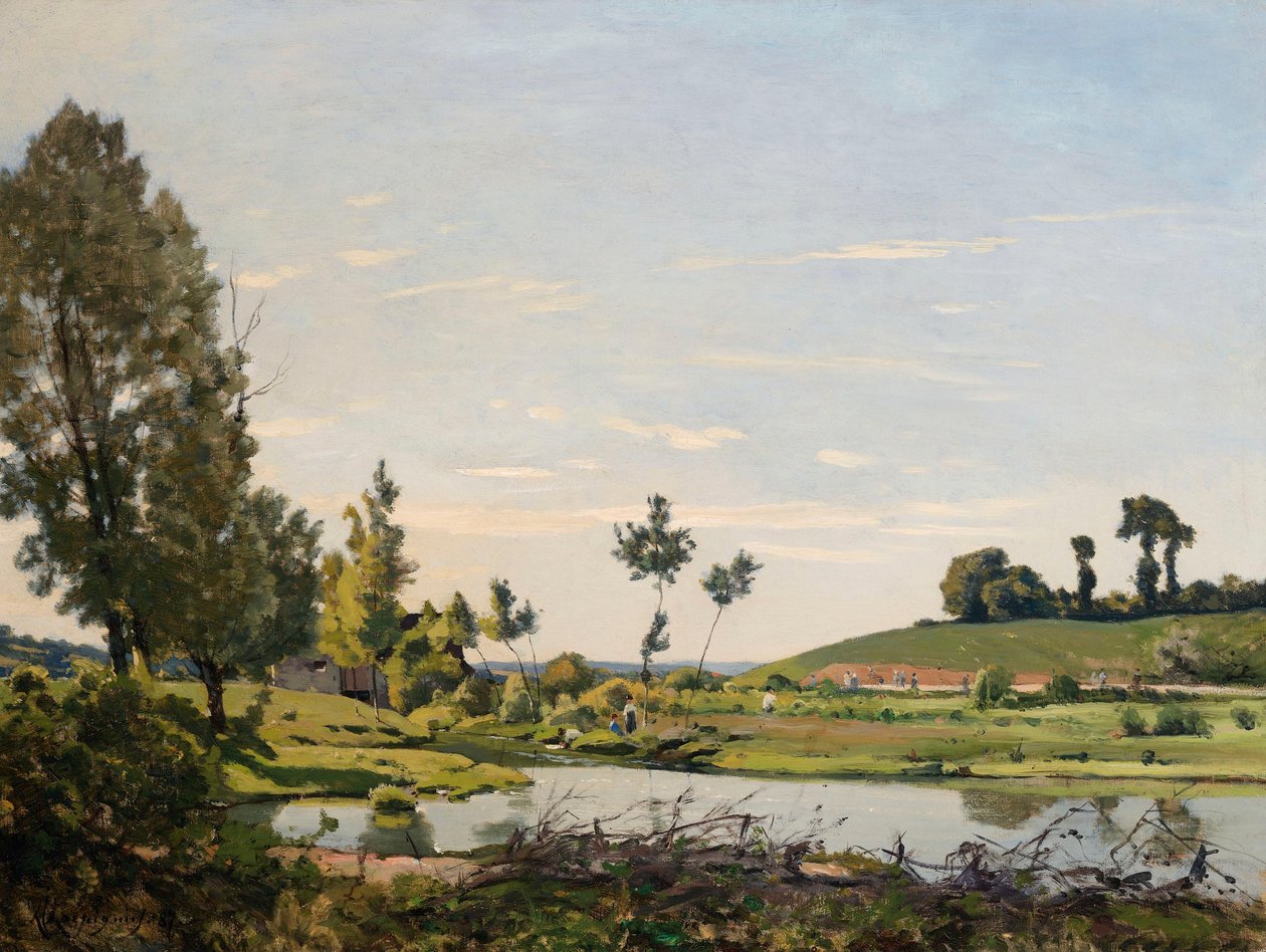Una scena fluviale da Henri-Joseph Harpignies