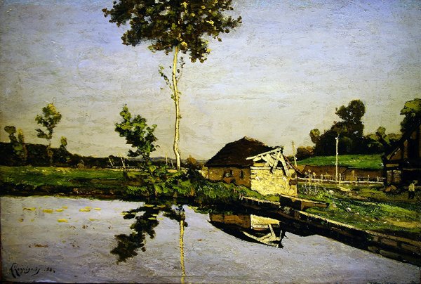 Paesaggio a Saint-Prive (Yonne) da Henri Joseph Harpignies