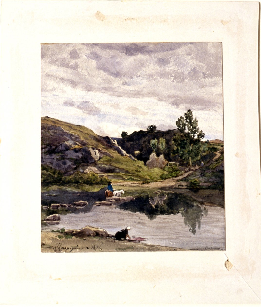 Paesaggio fluviale da Henri-Joseph Harpignies