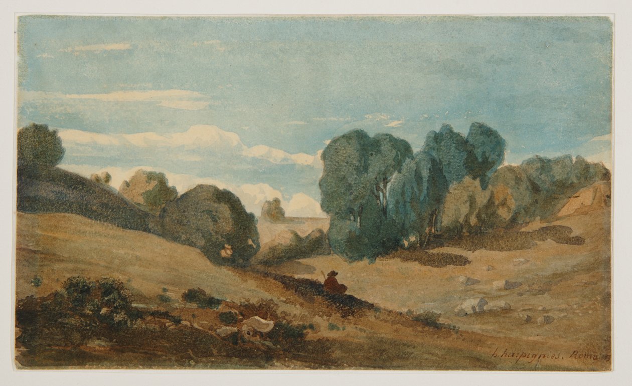 Veduta presso Roma da Henri-Joseph Harpignies